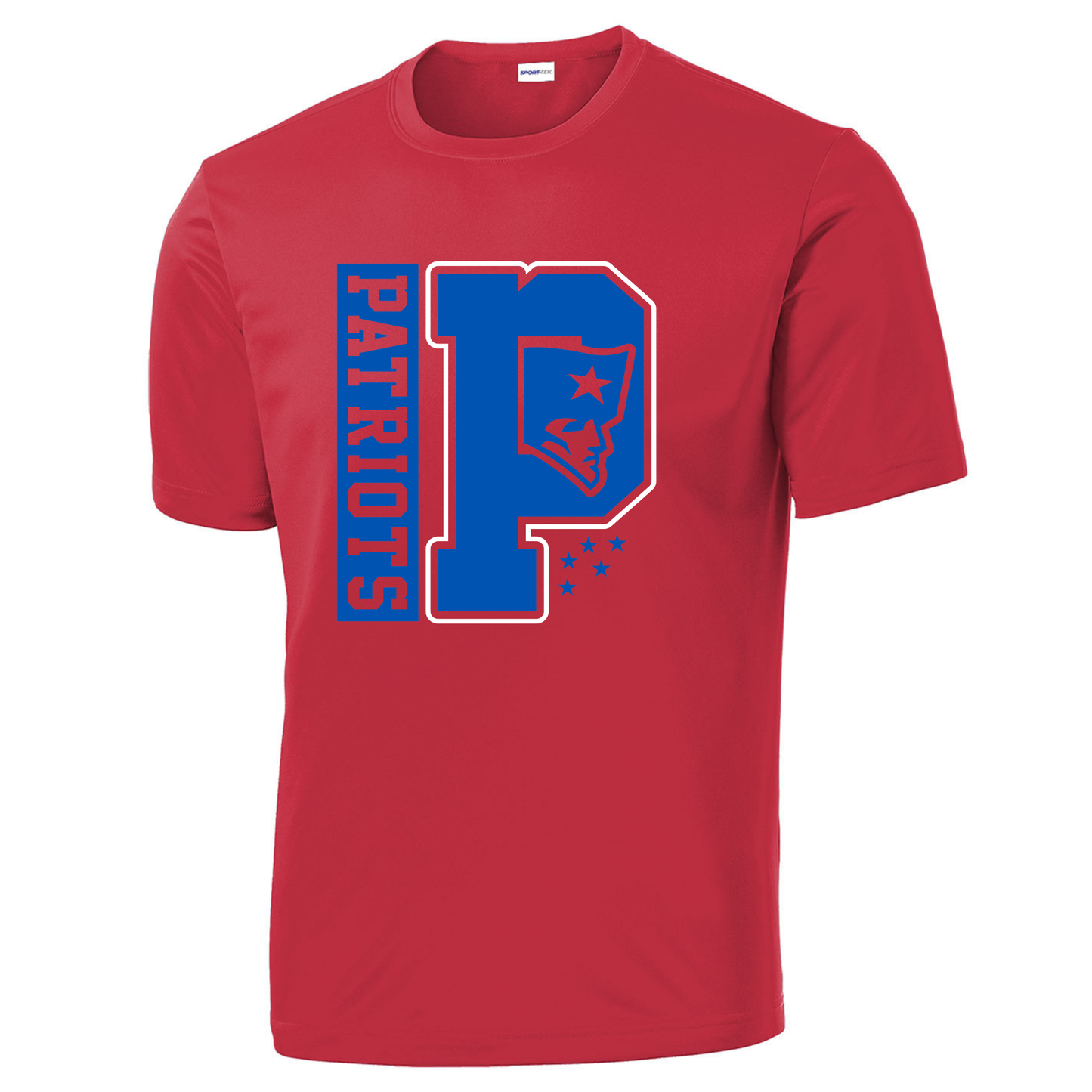Patriots P Flying Elvis Slant Short Sleeve T-Shirt