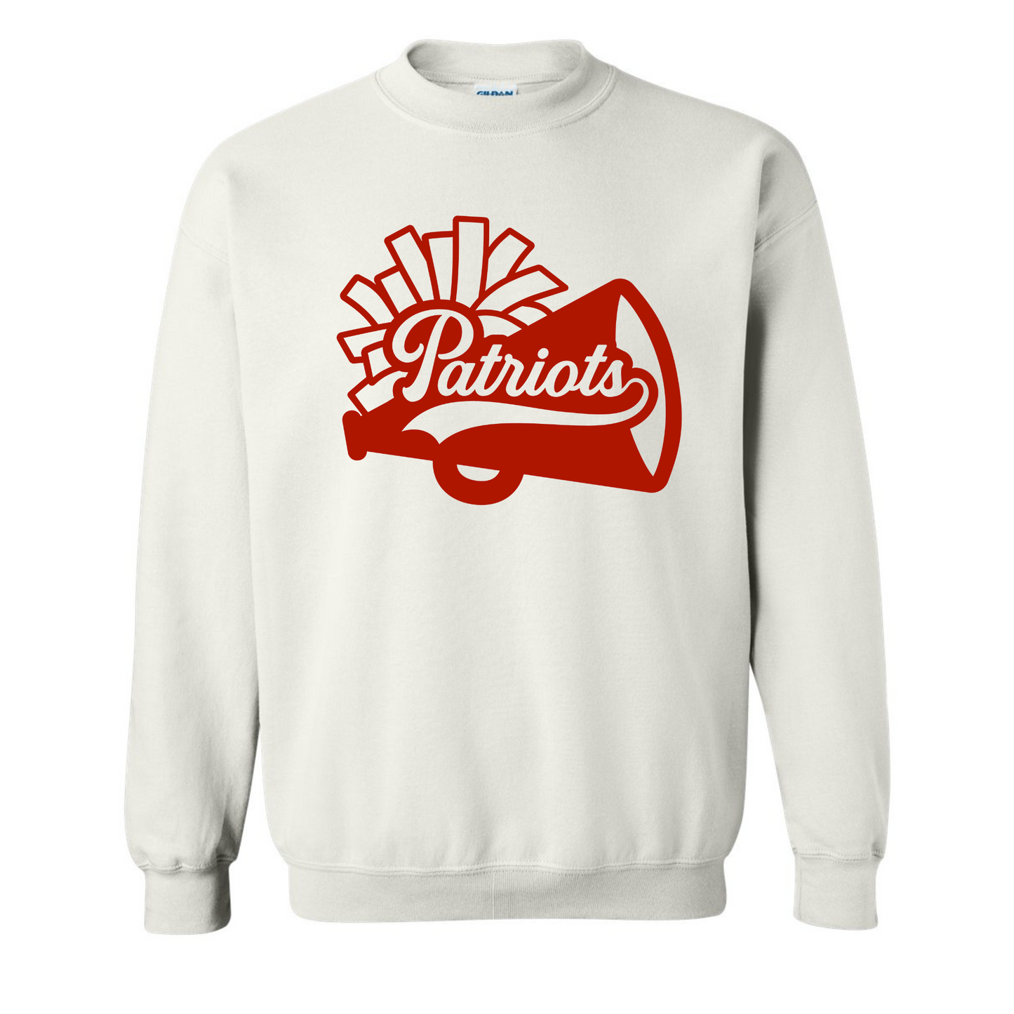 Patriots Pom + Megaphone Cotton Crewneck