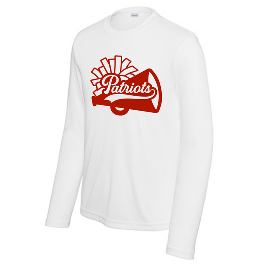 Patriots Cheer Pom + Megaphone Driwick Long Sleeve