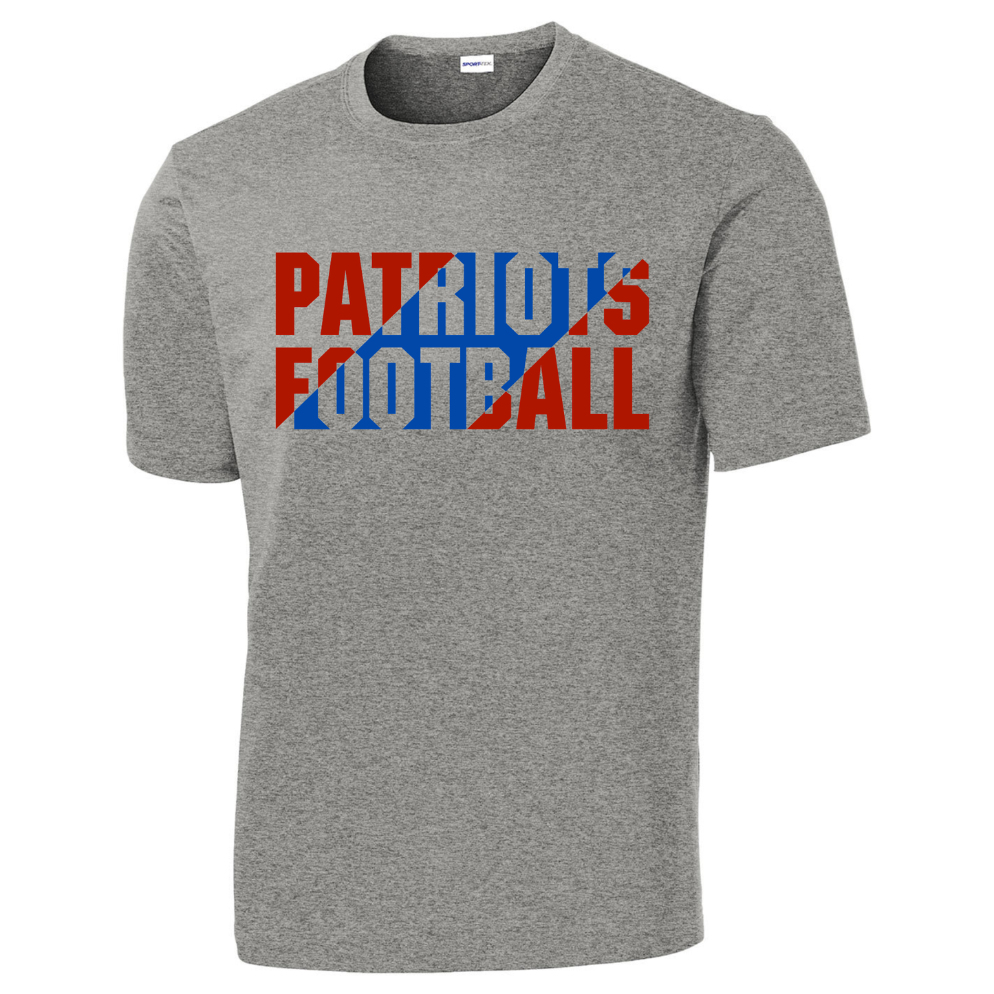 Patriots Football Slant Short Sleeve T-Shirt