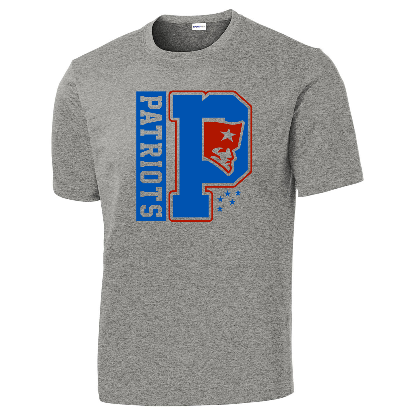 Patriots P Flying Elvis Slant Short Sleeve T-Shirt