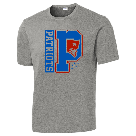 Patriots P Flying Elvis Slant Short Sleeve T-Shirt