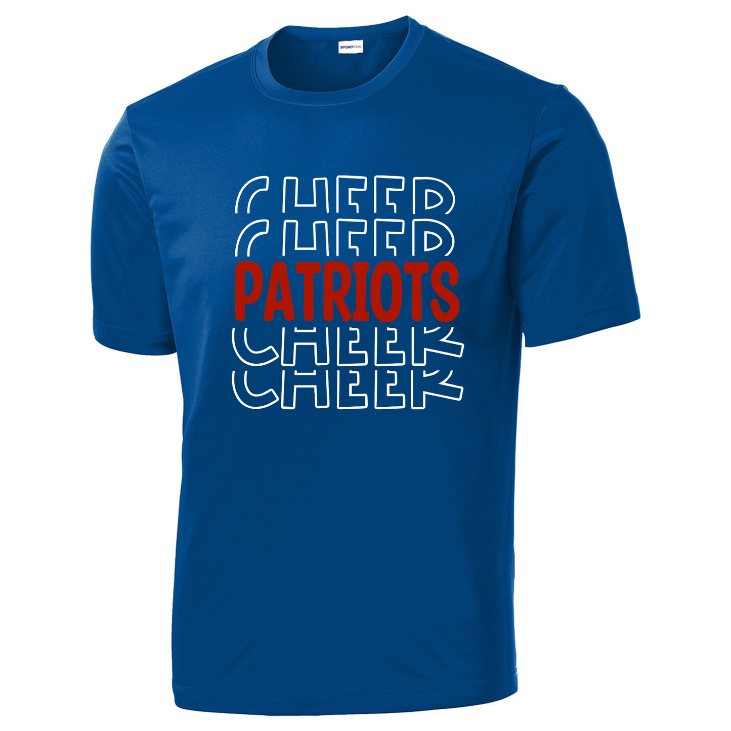 Patriots Cheer Stacked Driwick T-Shirt