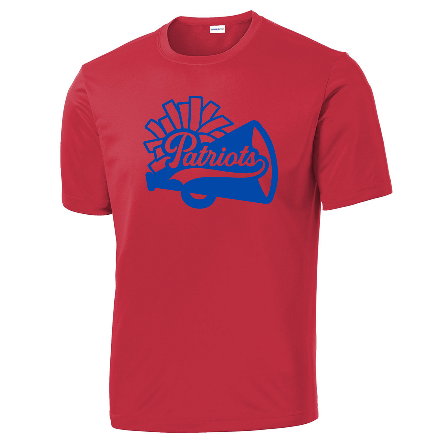 Patriots Pom + Megaphone Stacked Driwick T-Shirt
