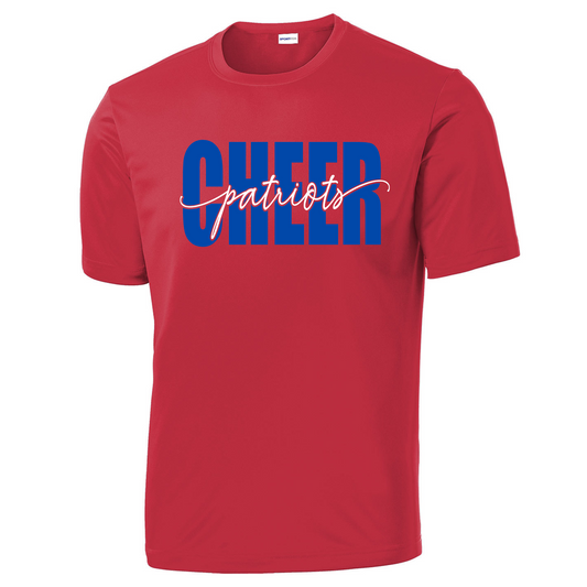 Patriots Cheer Script Driwick T-Shirt