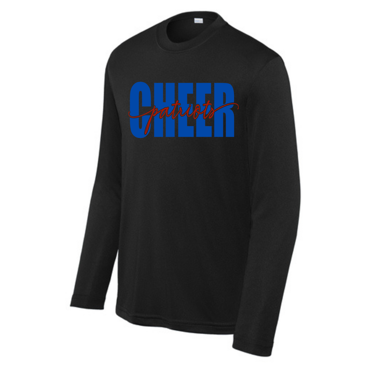 Patriots Cheer Script Driwick Long Sleeve