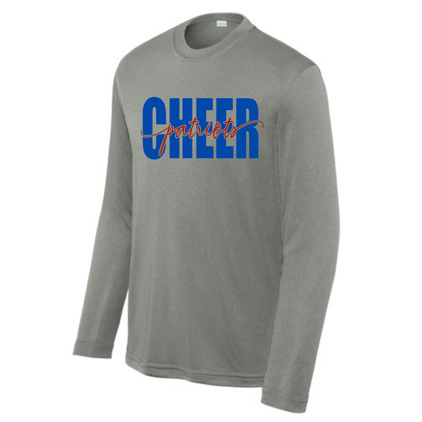 Patriots Cheer Script Driwick Long Sleeve