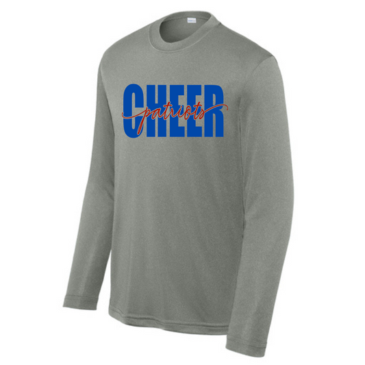 Patriots Cheer Script Driwick Long Sleeve