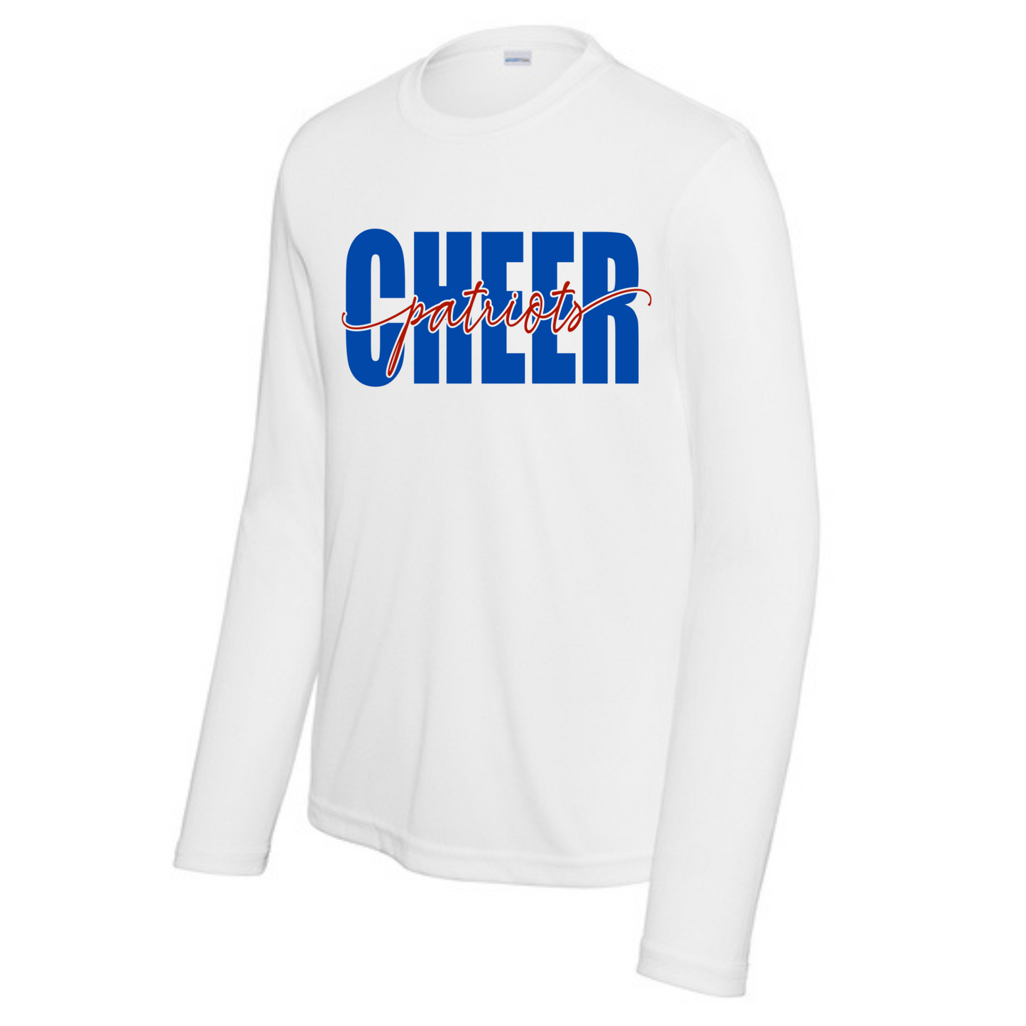 Patriots Cheer Script Driwick Long Sleeve