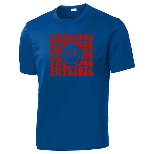 Patriots Retro Wavy Driwick T-Shirt