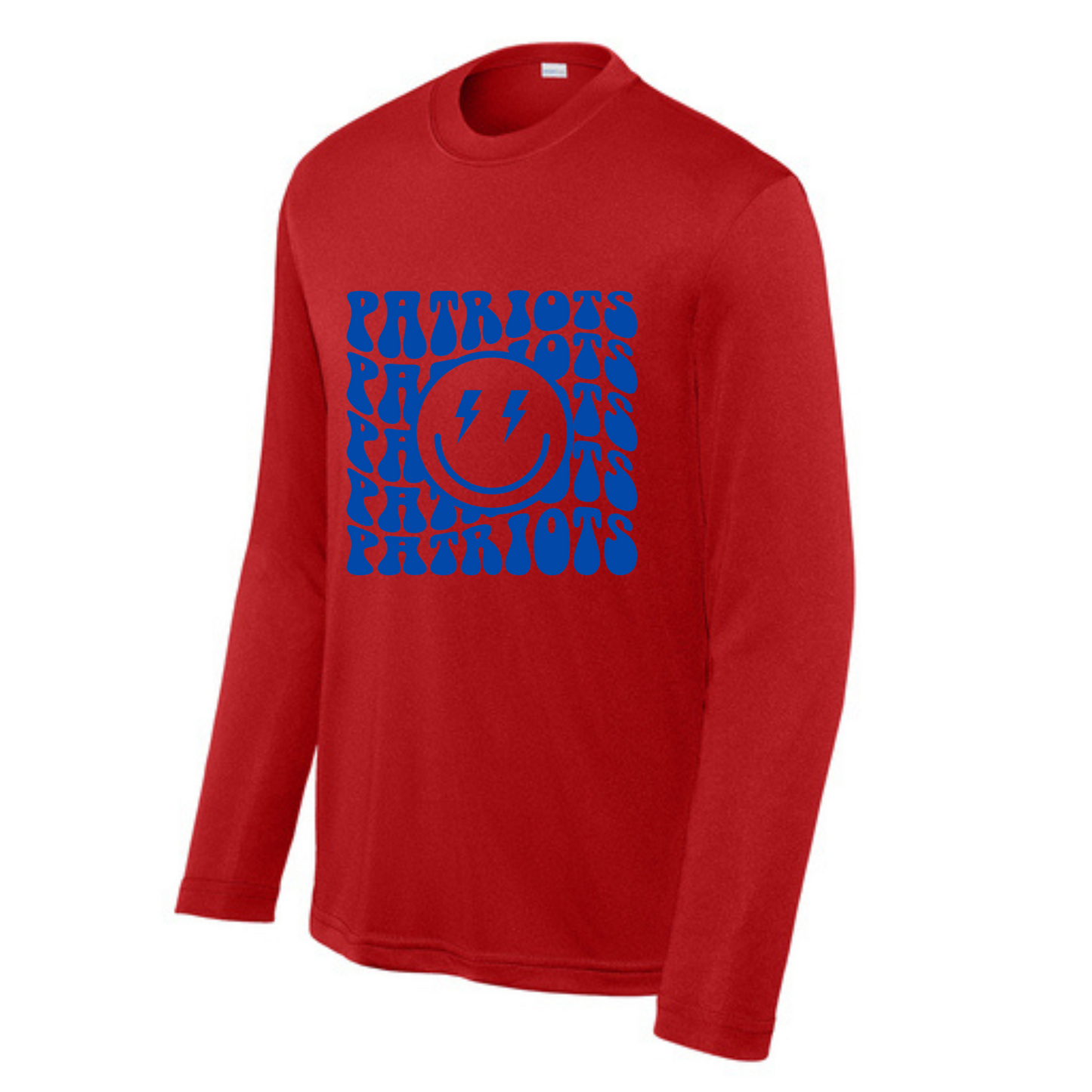 Patriots Retro Wavy Driwick Long Sleeve