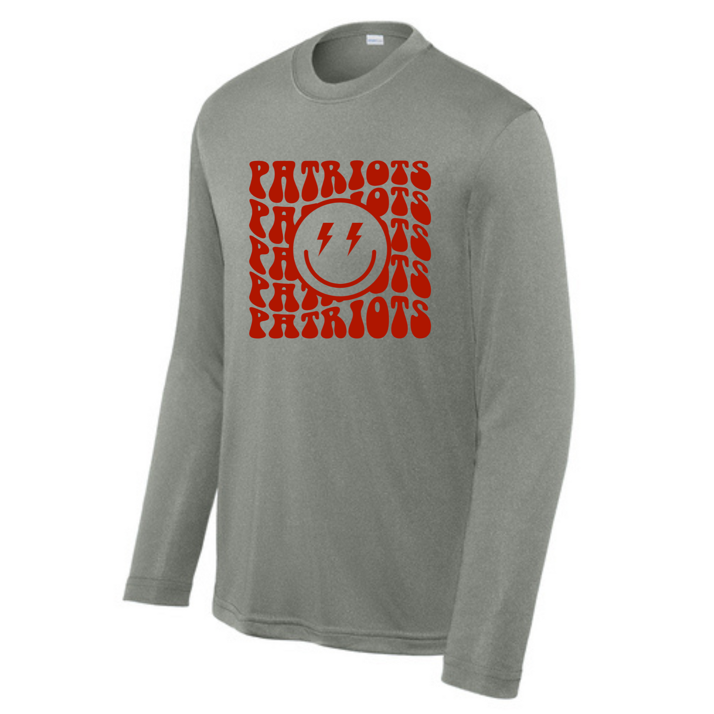 Patriots Retro Wavy Driwick Long Sleeve
