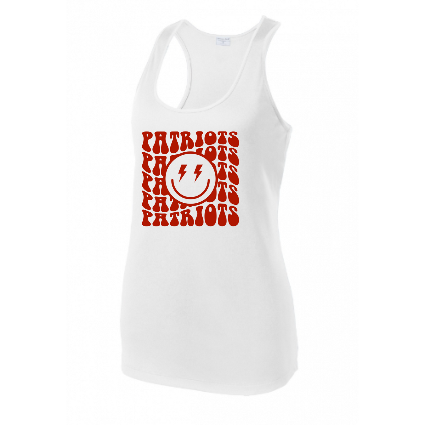 Patriots Retro Wavy Tank Adult