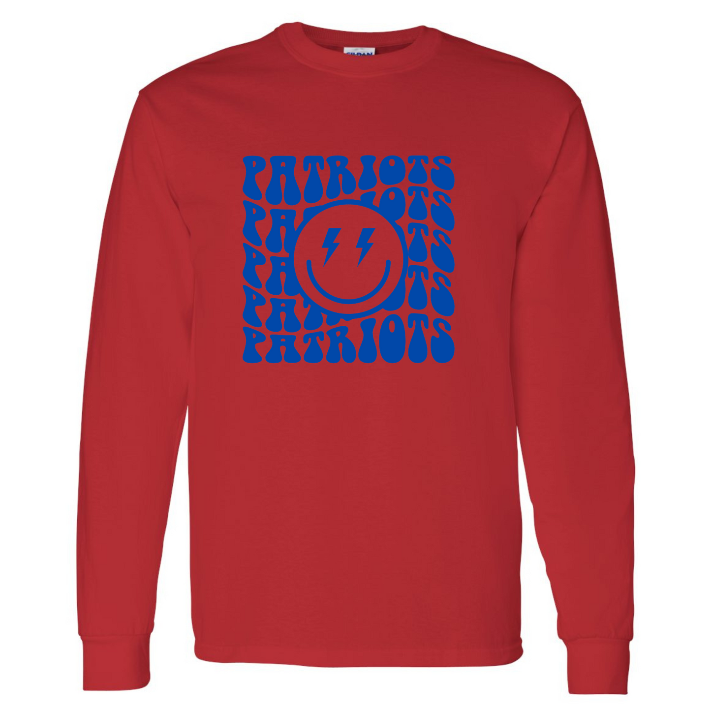 Patriots Retro Wavy Cotton Long Sleeve