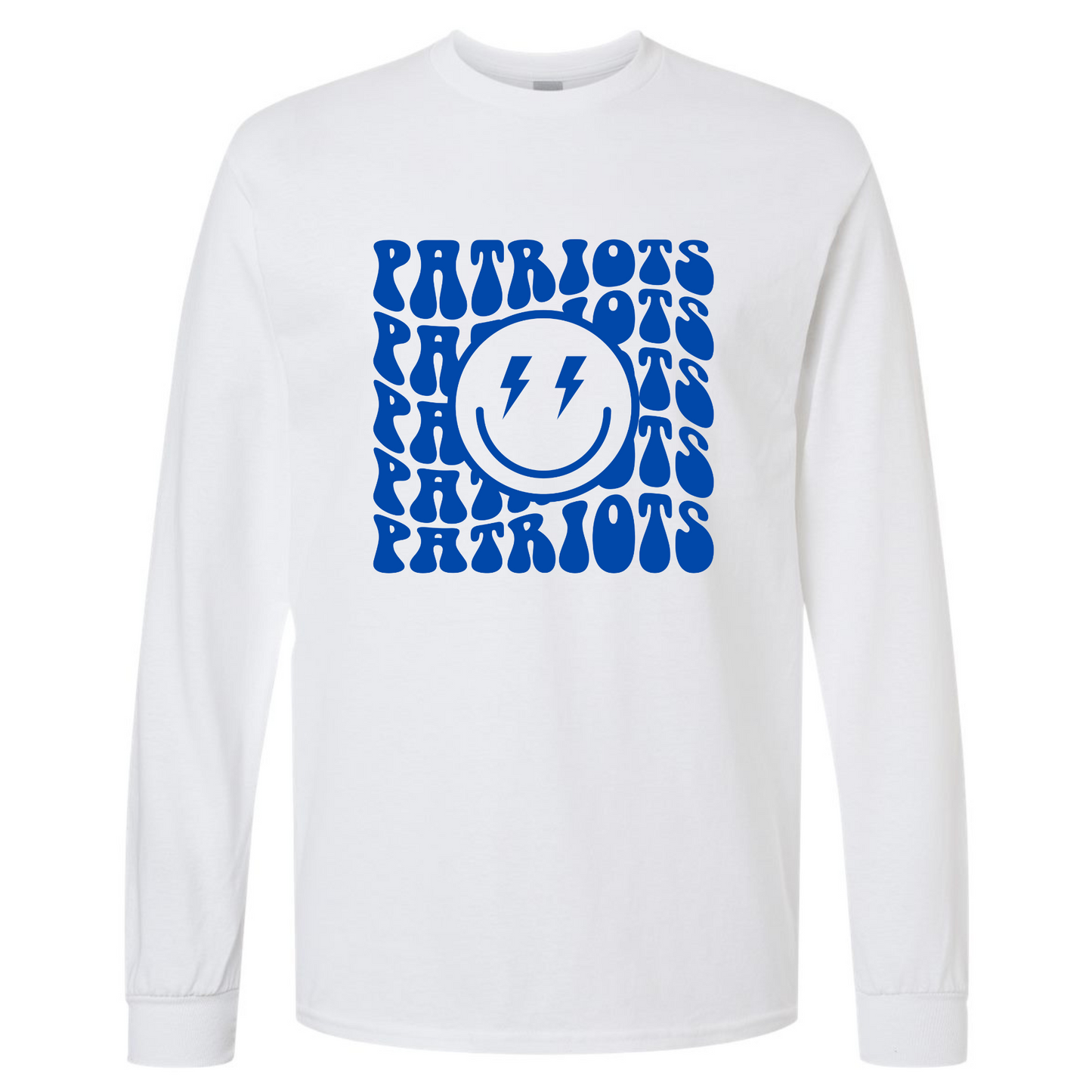Patriots Retro Wavy Cotton Long Sleeve