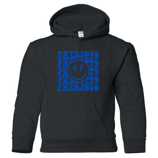 Patriots Retro Wavy Cotton Hoodie