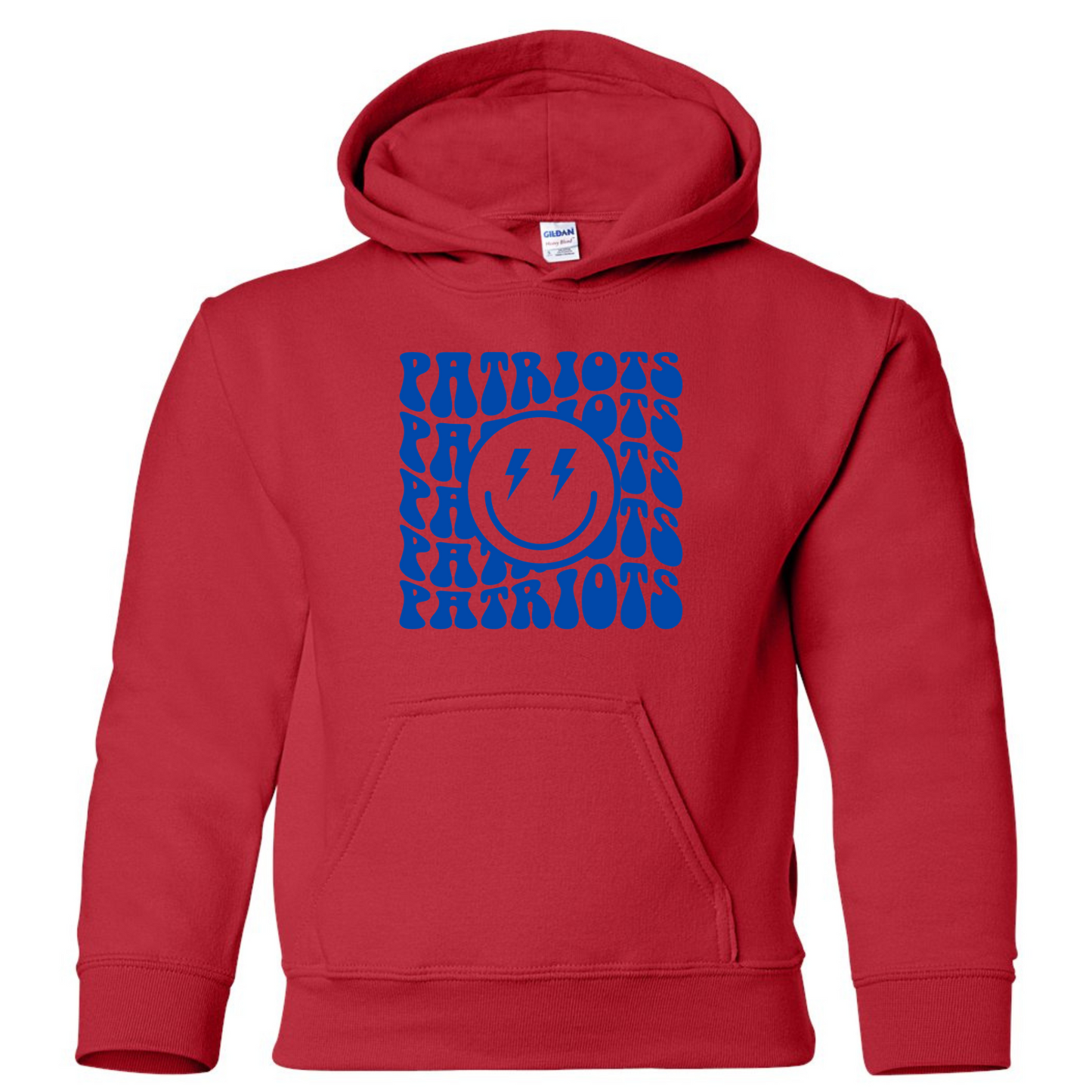 Patriots Retro Wavy Cotton Hoodie