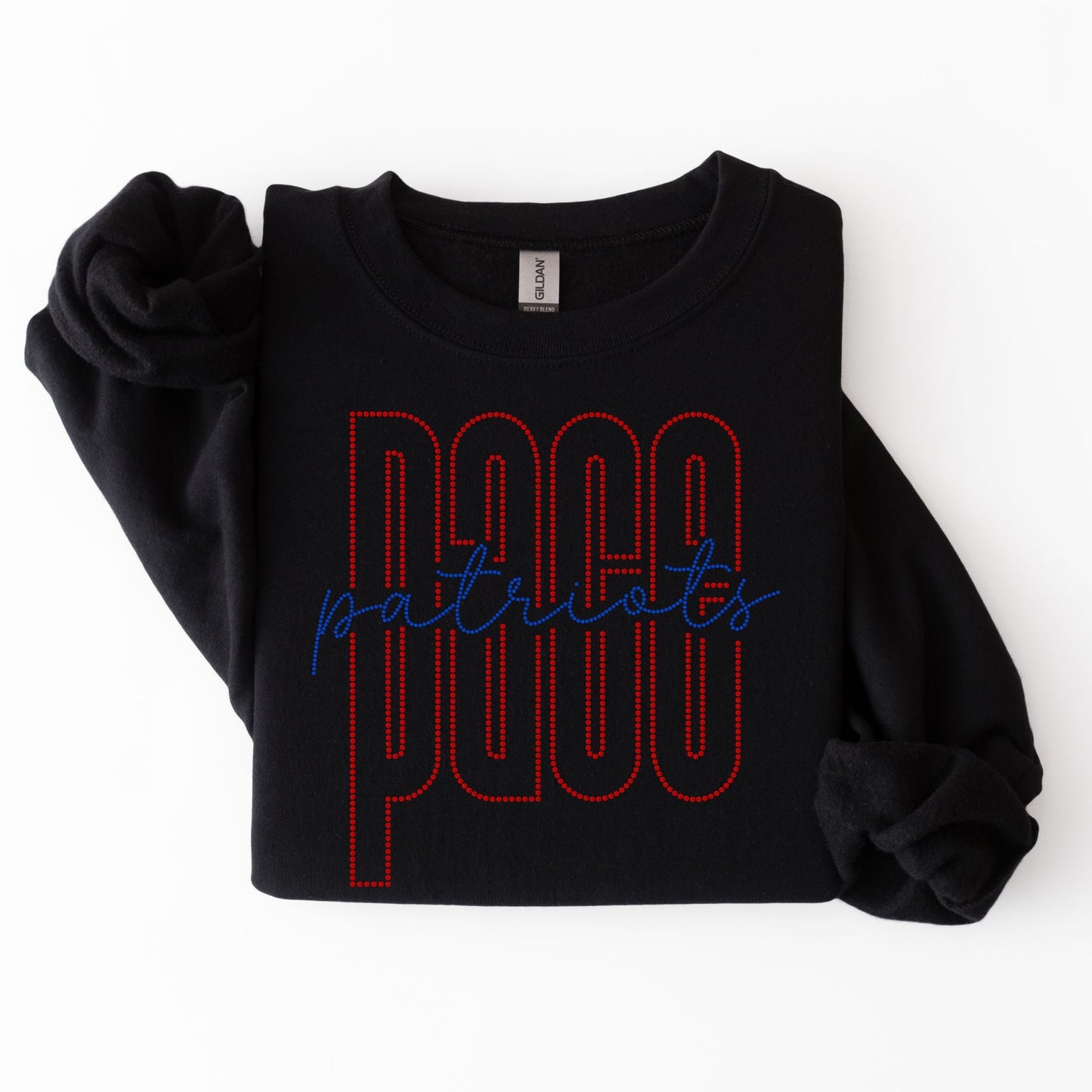 Pace Patriots Script Short Sleeve Crop Top