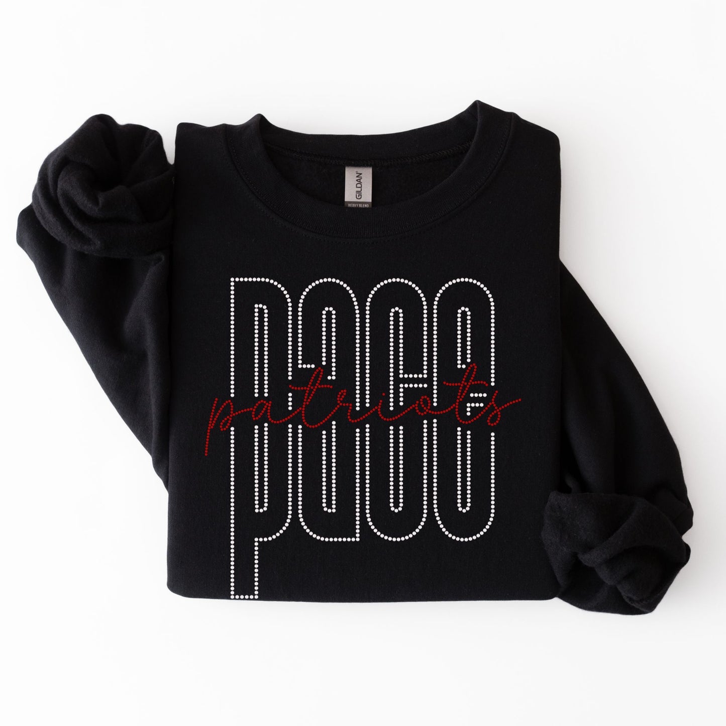 Pace Patriots Script Short Sleeve Crop Top