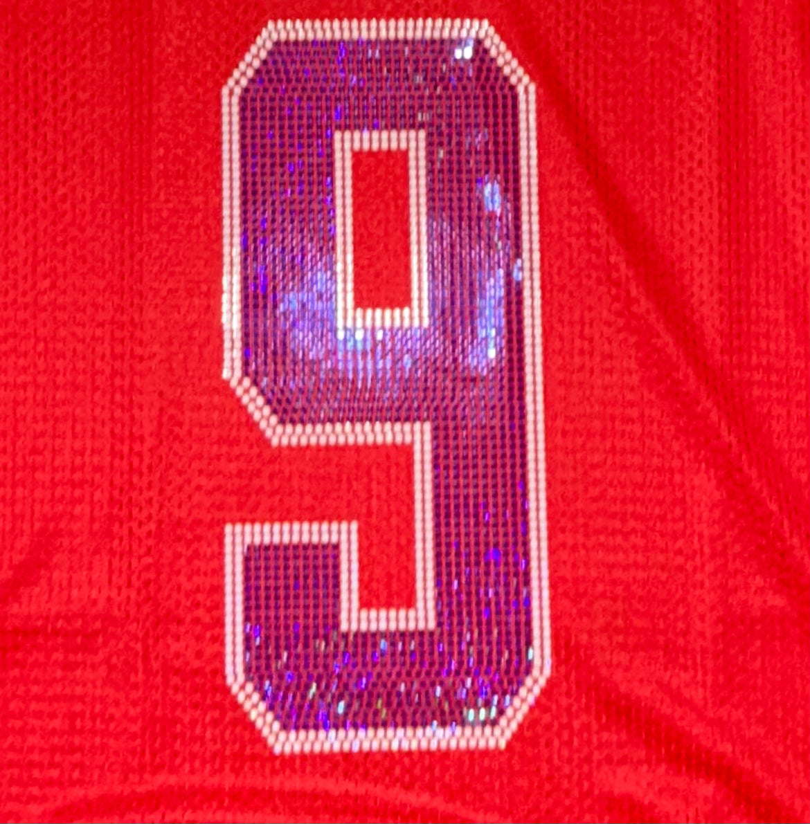 Spangle Bling Two Color Number ADD ON (Copy)