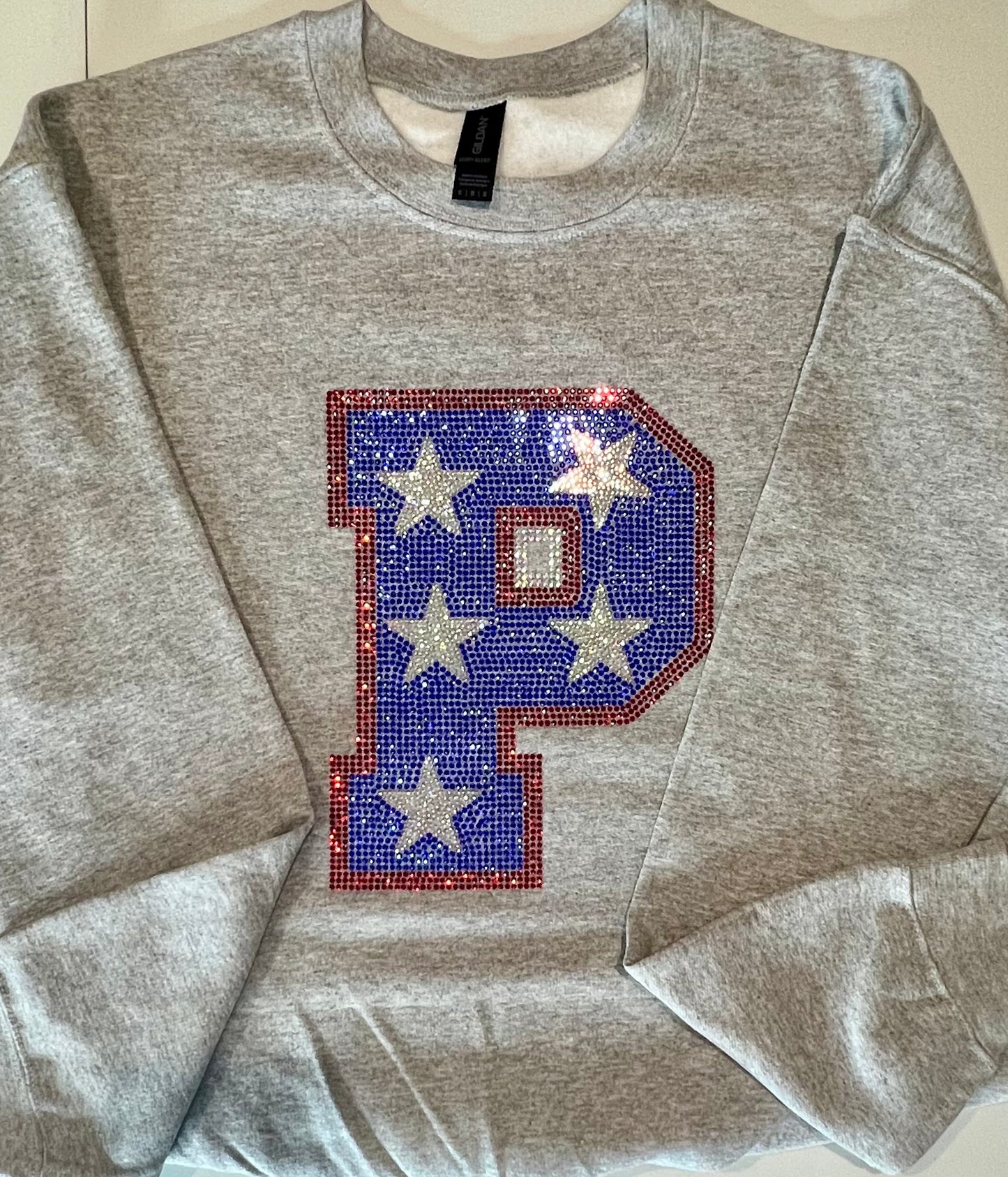 P Rhinestone Sweatshirt