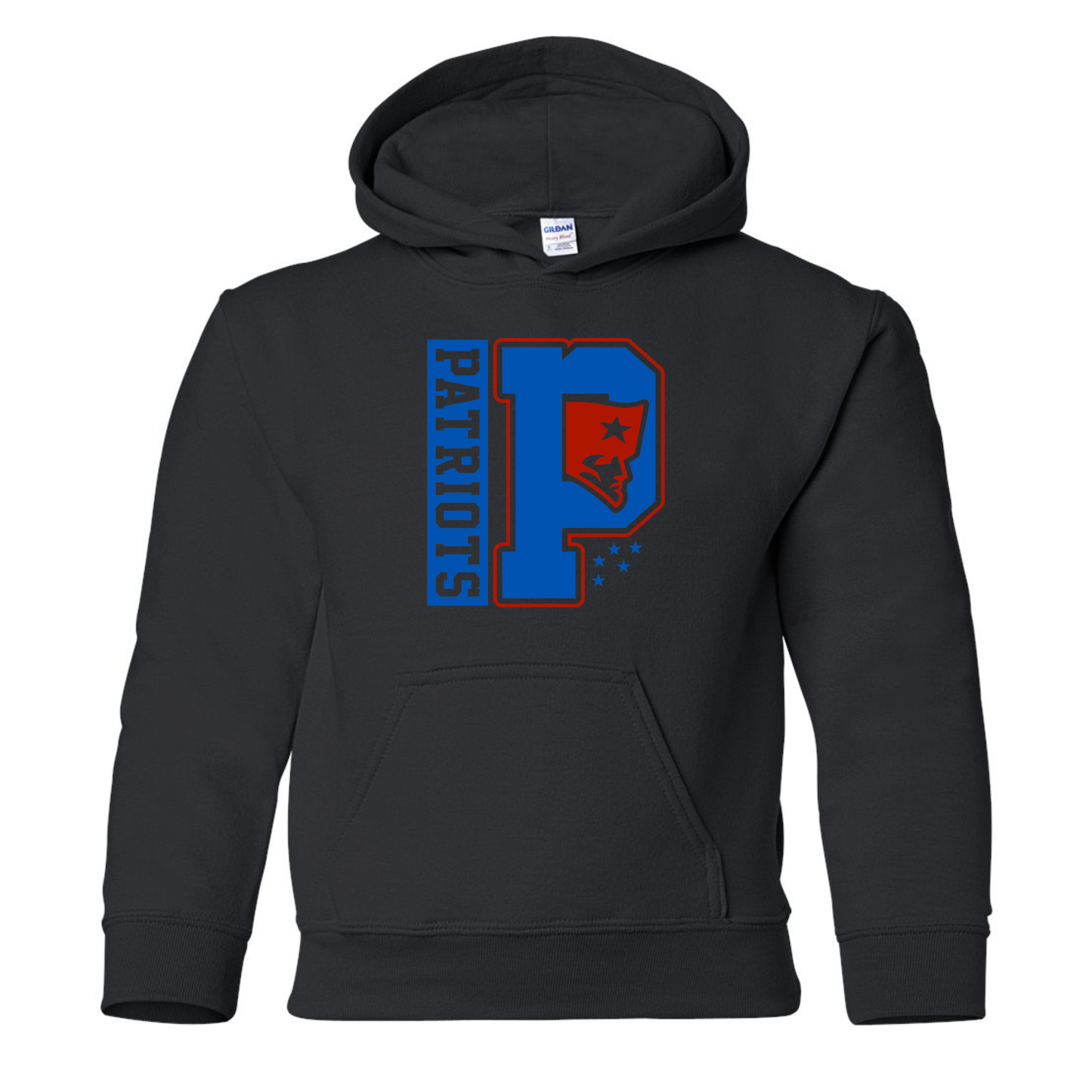 Patriots P Flying Elvis Cotton Hoodie